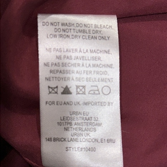 Hutch x Anthropologie Rosa Floral Wrap Maxi Dress Wine Size XS Petite - NWT - Picture 13 of 13